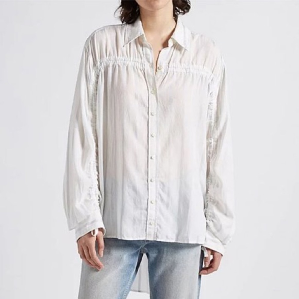 Current Elliott Cinched Girlfriend Button Up - image 8
